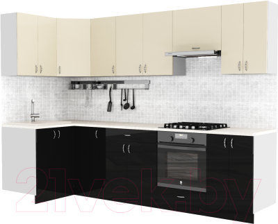 

Готовая кухня S-Company, Клео глосc 1.2x2.9 левая
