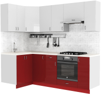 

Готовая кухня S-Company, Клео глосc 1.2x2.3 левая