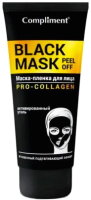 Маска-пленка для лица Compliment Black Mask Pro-Collagen (80мл) - 