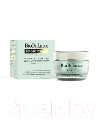 

Крем для лица Bio Balance, Дневной с пробиотиками от морщин с эффектом лифтинга SPF20