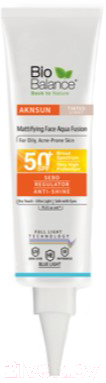 

Крем солнцезащитный Bio Balance, Матирующий солнцезащитный SPF50+ д/жирной кожи с акне