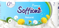 

Туалетная бумага Soffione, Premio Natural 3х слойная