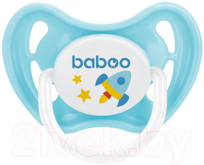 

Пустышка Baboo, Белый;голубой, Space / 5-211