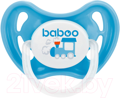 

Пустышка Baboo, Белый;синий, Transport / 5-421