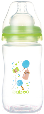 

Бутылочка для кормления Baboo, Прозрачный;зеленый, Baby Shower / 3-106