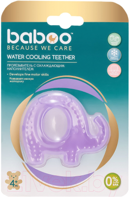 Прорезыватель для зубов Baboo Слоник 6-007 (фиолетовый)