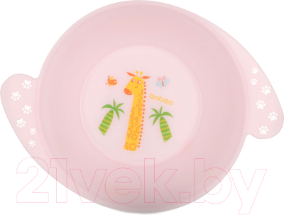 

Тарелка для кормления Baboo, Розовый, Love Story Giraffe / 9-002