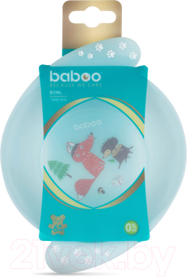 Тарелка для кормления Baboo Love Story Fox / 9-602