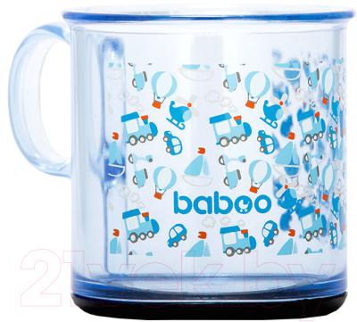

Кружка детская Baboo, Голубой, Transport / 8-401