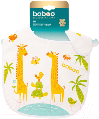 Нагрудник детский Baboo Love Story Giraffe / 11-005
