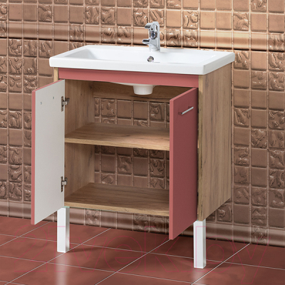 Изображение товара Тумба под умывальник Акваль Мята / МЯТА.70.10.25.N