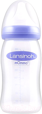 

Бутылочка для кормления Lansinoh, Прозрачный, С силиконовой соской / 75840