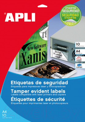 Набор этикеток APLI Security / 011272
