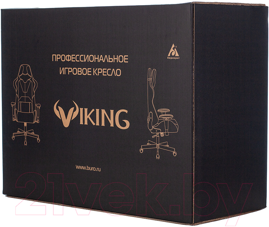 Кресло геймерское Бюрократ Zombie Viking 5 Aero Black Edition (искусственная кожа черный)