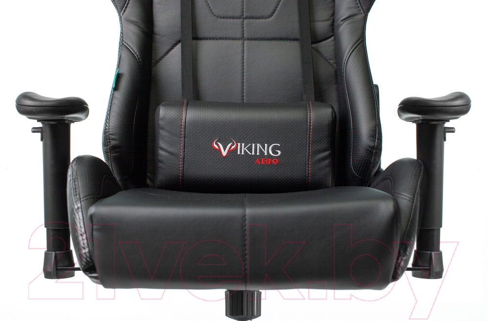 Кресло геймерское Бюрократ Zombie Viking 5 Aero Black Edition (искусственная кожа черный)