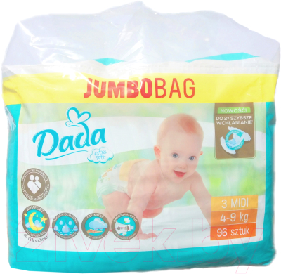

Подгузники детские Dada, Extra Soft Midi Jumbo Bag 3