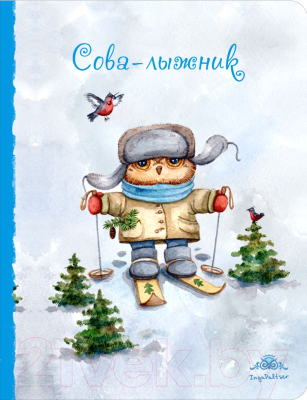 

Записная книжка Эксмо, Сова-лыжник