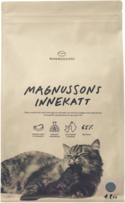 Сухой корм для кошек Magnusson Innekatt / F510480 (4.8кг)