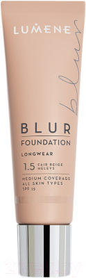 Тональный крем Lumene Blur Foundation 1.5 Fair Beige (30мл)