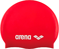 Шапочка для плавания ARENA Classic Silicone JR / 91670 44 (Red/White) - 