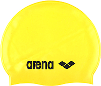 Шапочка для плавания ARENA Classic Silicone Cap / 91662 35 (Yellow/Black) - 