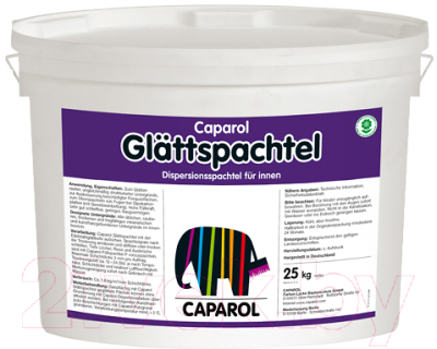 Шпатлевка готовая Caparol CP Glättspachtel (25кг)