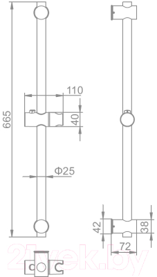 Душевая стойка Ledeme L78001-3