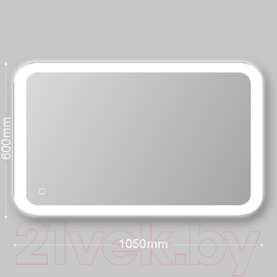 Зеркало Алмаз-Люкс ЗП-36 (60x105)