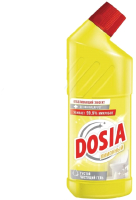 Чистящее средство для унитаза Dosia Лимон с дезинфицирующим и отбеливающим эффектом (750мл) - 