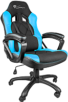 Кресло геймерское GENESIS Nitro 330 NFG-0782 Gaming (черный/голубой) - 