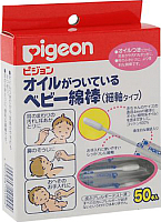Ватные палочки Pigeon с масляной пропиткой / 15118 (50шт) - 
