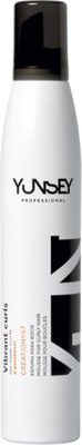 Мусс для укладки волос Yunsey Professional Creationyst Vibrant Curls для вьющихся волос (300мл) - 