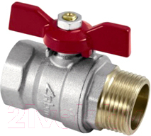 

Шаровой кран RBM, Красный, ВН 1/2" PN50