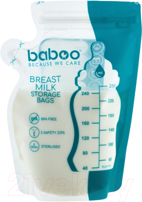 Набор пакетов для хранения молока Baboo 2-005 (25шт)