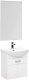 Комплект мебели для ванной Aquanet Ирис 60 / 198812 (белый) - 
