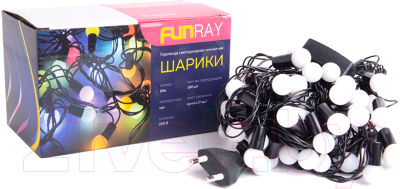 Изображение товара Светодиодная гирлянда Funray Шарики BL-10100M / 18188