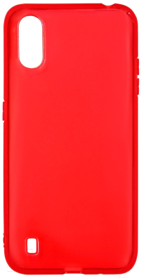 Чехол-накладка Volare Rosso для Galaxy A01/M01 + стекло (красный/черный)