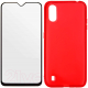 Чехол-накладка Volare Rosso для Galaxy A01/M01 + стекло (красный/черный) - 