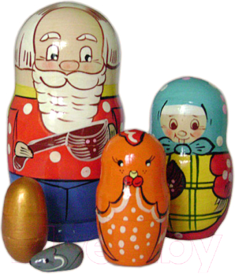 

Развивающая игрушка Бэмби, Матрешка. Курочка Ряба / Р-45/743