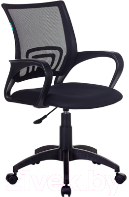 Кресло офисное Бюрократ KE-695N/LT/Black (сетка/черный, TW-01/TW-11)