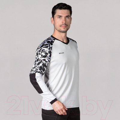 Лонгслив вратарский футбольный 2K Sport Guard / 120421 (XL, серебристый)