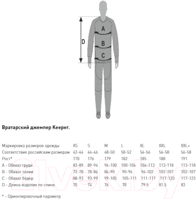 Лонгслив вратарский футбольный 2K Sport Keeper / 120420 (M, светло-зеленый/черный)