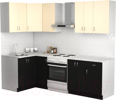 

Готовая кухня S-Company, Клео лайт 1.2x1.9 левая