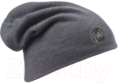 Шапка Buff Heavyweight Merino Wool Hat Solid Grey / 111170.937.10.00