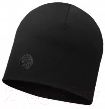 Шапка Buff Heavyweight Merino Wool Hat Solid Black / 113028.999.10.00