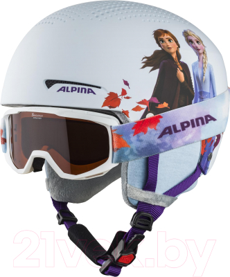 Шлем горнолыжный Alpina Sports 2020-21 Zupo Disney Set / A9231-81 (р-р 51-55, Frozen II)