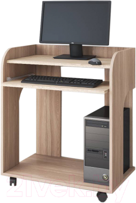 Компьютерный стол Тэкс Грета-10 (ясень шимо/дуб сонома)