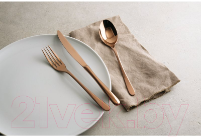 Изображение товара Набор столовых приборов Sambonet Taste Copper 18/10 PVD / 52553C81 (24пр)