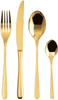 Набор столовых приборов Sambonet Taste Gold 18/10 PVD / 52553G81 (24пр) - 