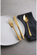 Миниатюра изображения товара Набор столовых приборов Sambonet Taste Gold 18/10 PVD / 52553G81 (24пр)